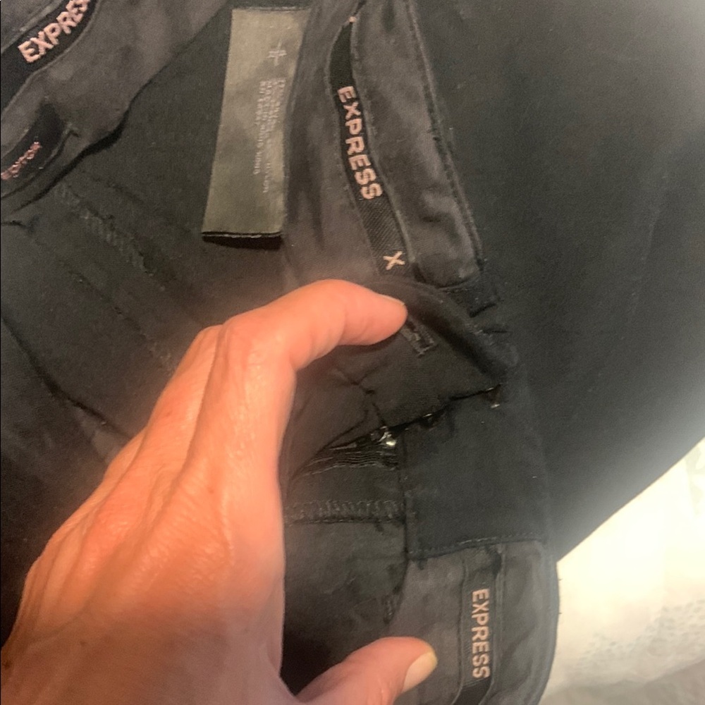 Express Editor Black Flared Pants 4 R - Picture 5 of 7